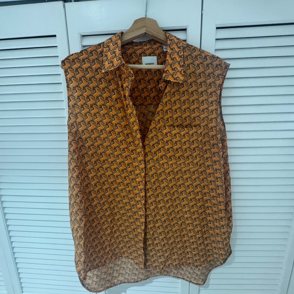 Burberry Orange Top